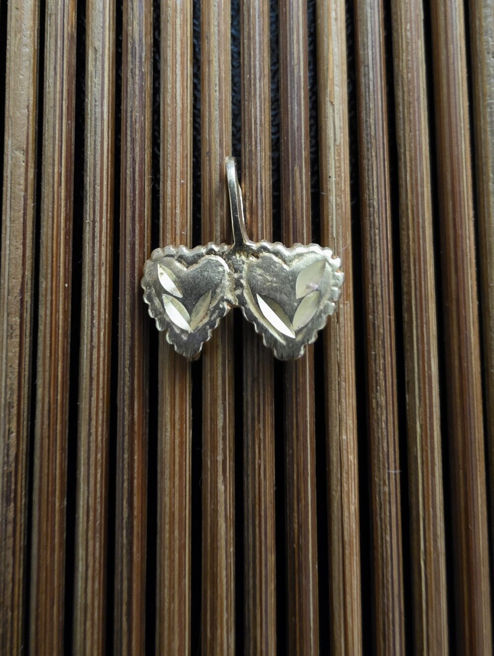14k Heart Yellow Gold Pendant (Vintage)